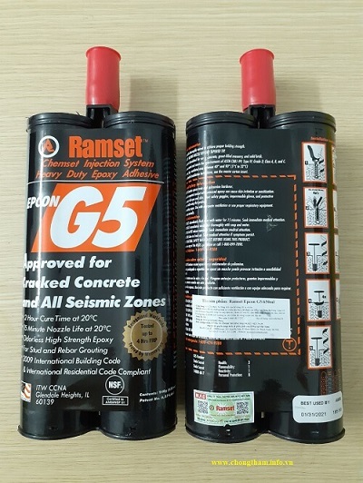 ramset, hilti - keo epoxy neo, khoan cấy thép | USS Việt Nam