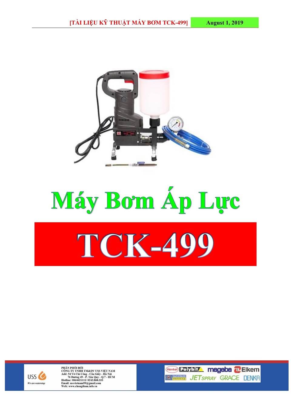 TCK 499: tài liệu kỹ thuật