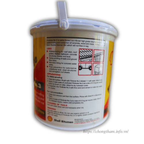 flintkote 3.5 lít chống thấm hồ cá koi