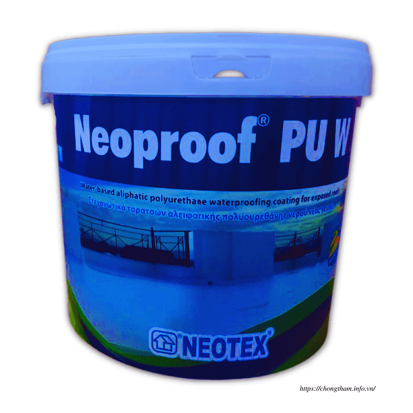 Neoproof PU W - Lớp phủ chống thấm Polurethane gốc nước