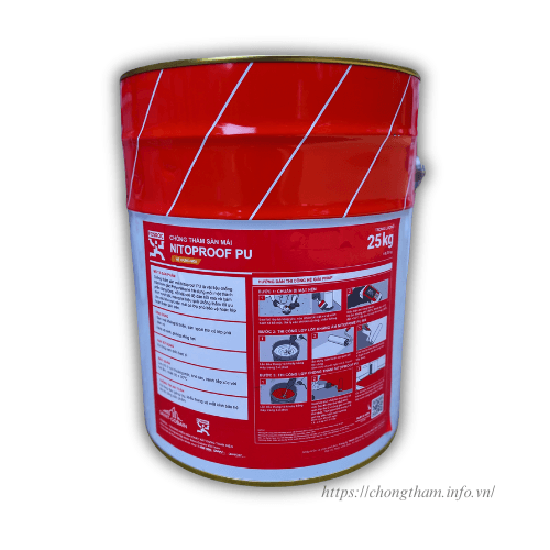 Nitoproof gốc PU hệ dung môi không lộ thiên