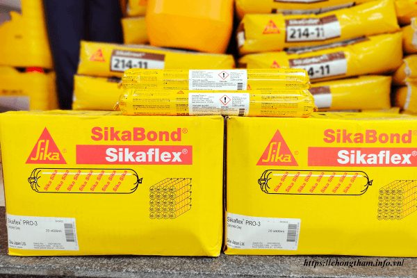 Thời gian đóng rắn và đưa Sikaflex Pro-3 vào sử dụng