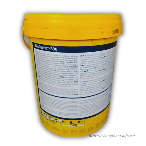 Sikalastic 590 chống thấm mái