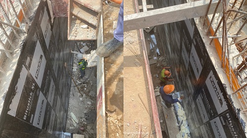 Thi công vách hầm bằng Bitustick XL