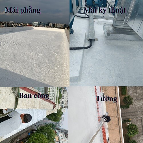 các vị trí ứng dụng POLYTHANE P