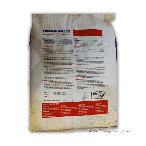 Thông số kỹ thuật Vinkems Grout EHS