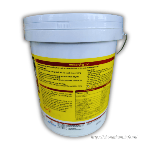 chống thấm đàn hồi weberdry top
