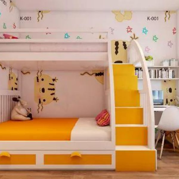 Thiết kế phòng ngủ 2 giường cho trẻ em