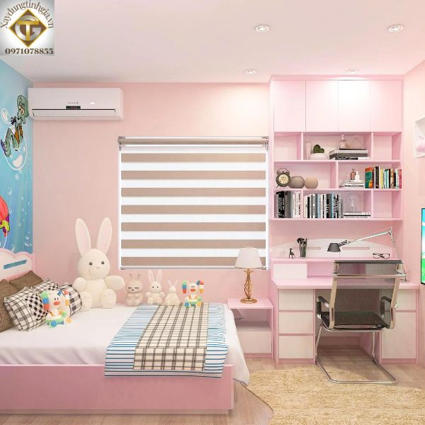 Thiết kế phòng ngủ trẻ em chất lượng, đẹp, nhiều tính năng