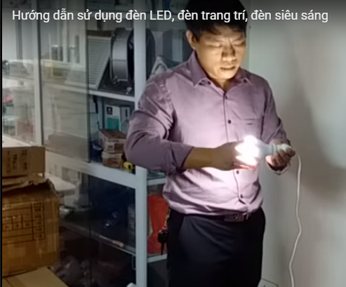 Hướng dẫn sử dụng đèn led, đèn trang trí, đèn led siêu sáng