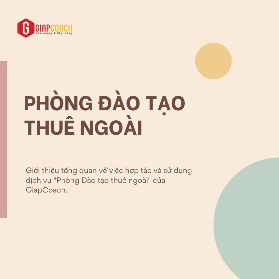 TỔ CHỨC PHÒNG ĐÀO TẠO THUÊ NGOÀI