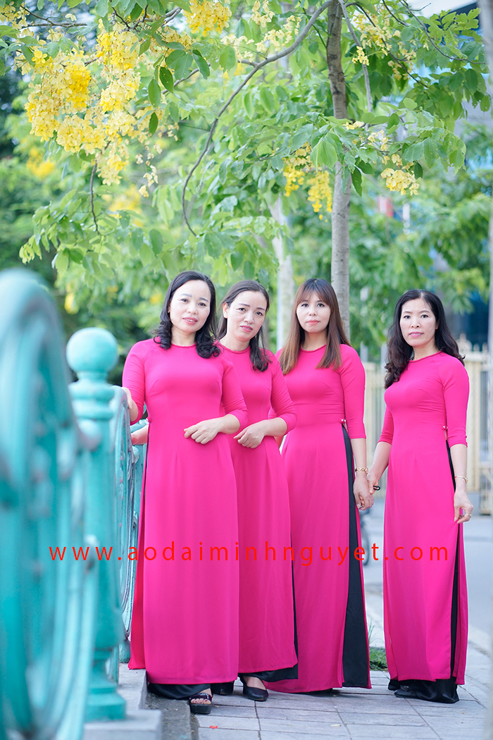 May Áo Dài Đồng Phục Đẹp Tại Trung Hòa Nhân Chính, Hà Nội. Áo Dài Minh  Nguyệt