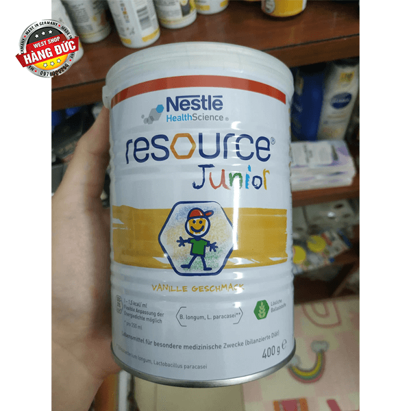 sữa tăng cân Resource Junior của Đức