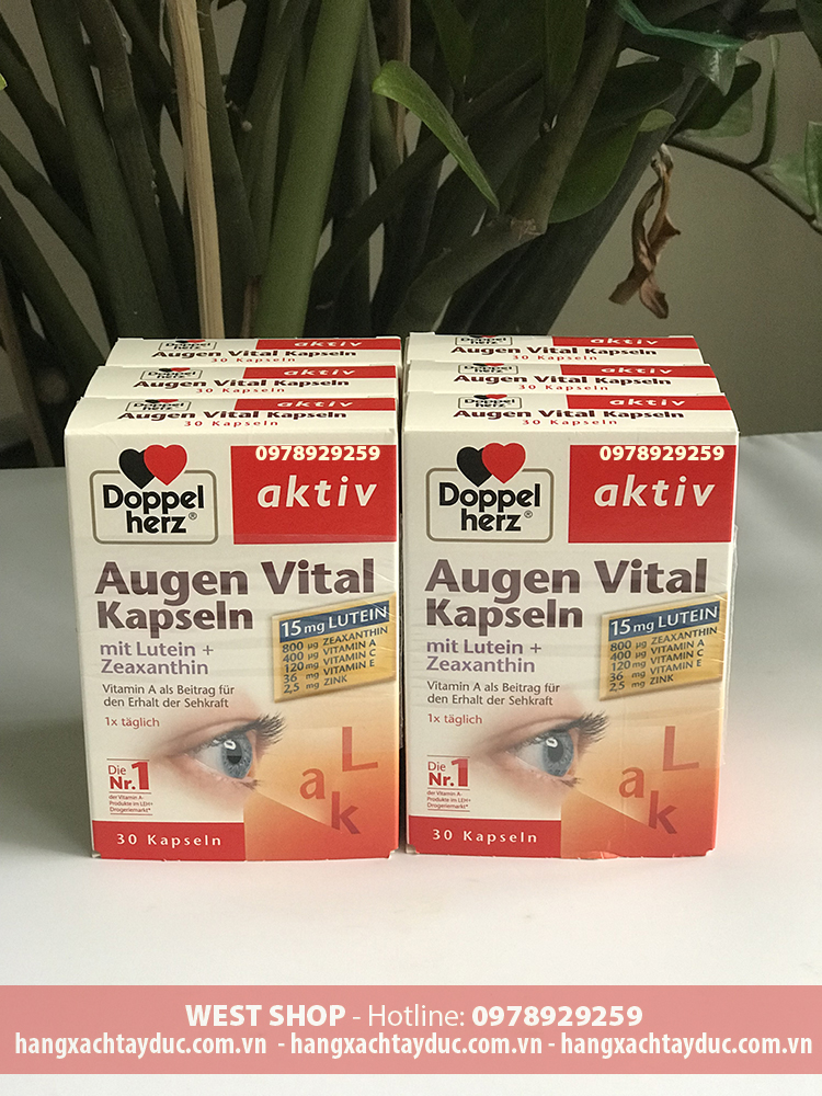 VIÊN BỔ MẮT AUGEN VITAL KAPSELN