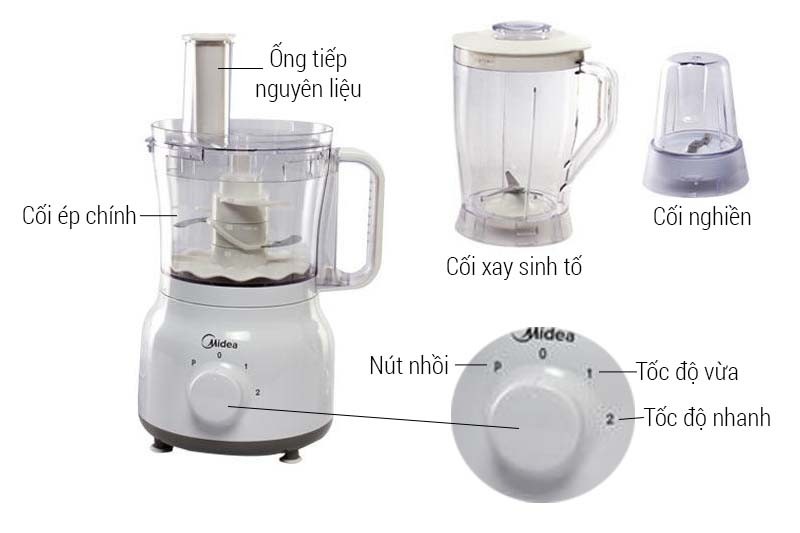 Máy xay sinh tố Midea MJ-FP60D1