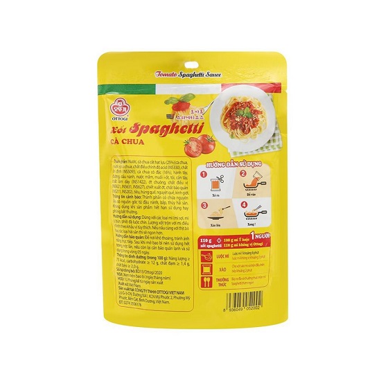 Xốt mì Spaghetti vị cà chua Ottogi gói 110g