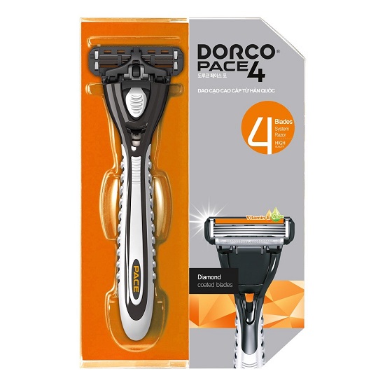 Dao Cạo + bàn cạo Dorco 4 Lưỡi