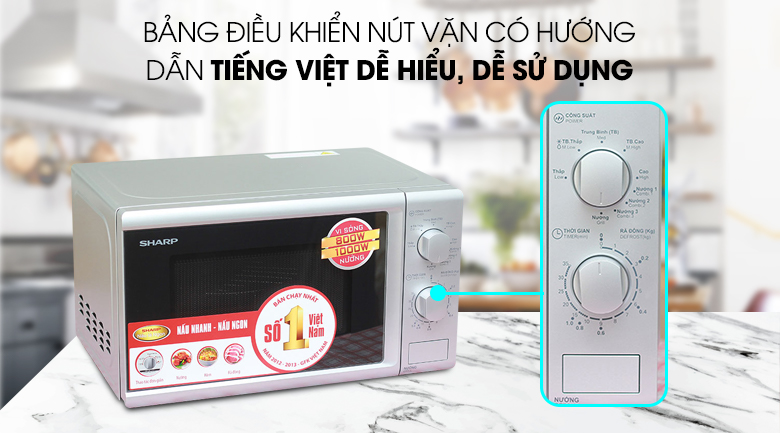 Lò vi sóng Sharp R-G226VN 20 lít