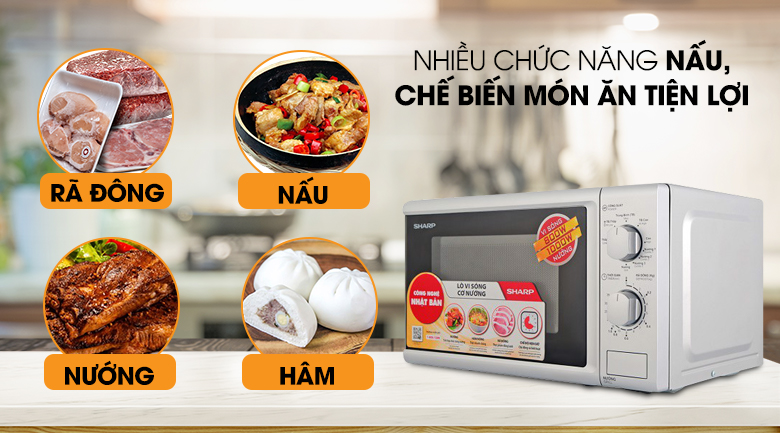Lò vi sóng Sharp R-G226VN 20 lít