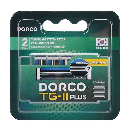 Dao Cạo Dorco 2 Lưỡi - 5 đầu Bàn cạo 2 lưỡi