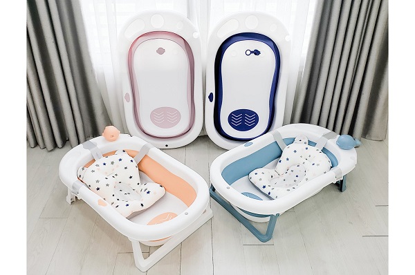 Set chậu tắm + Phao gấp gọn Holla