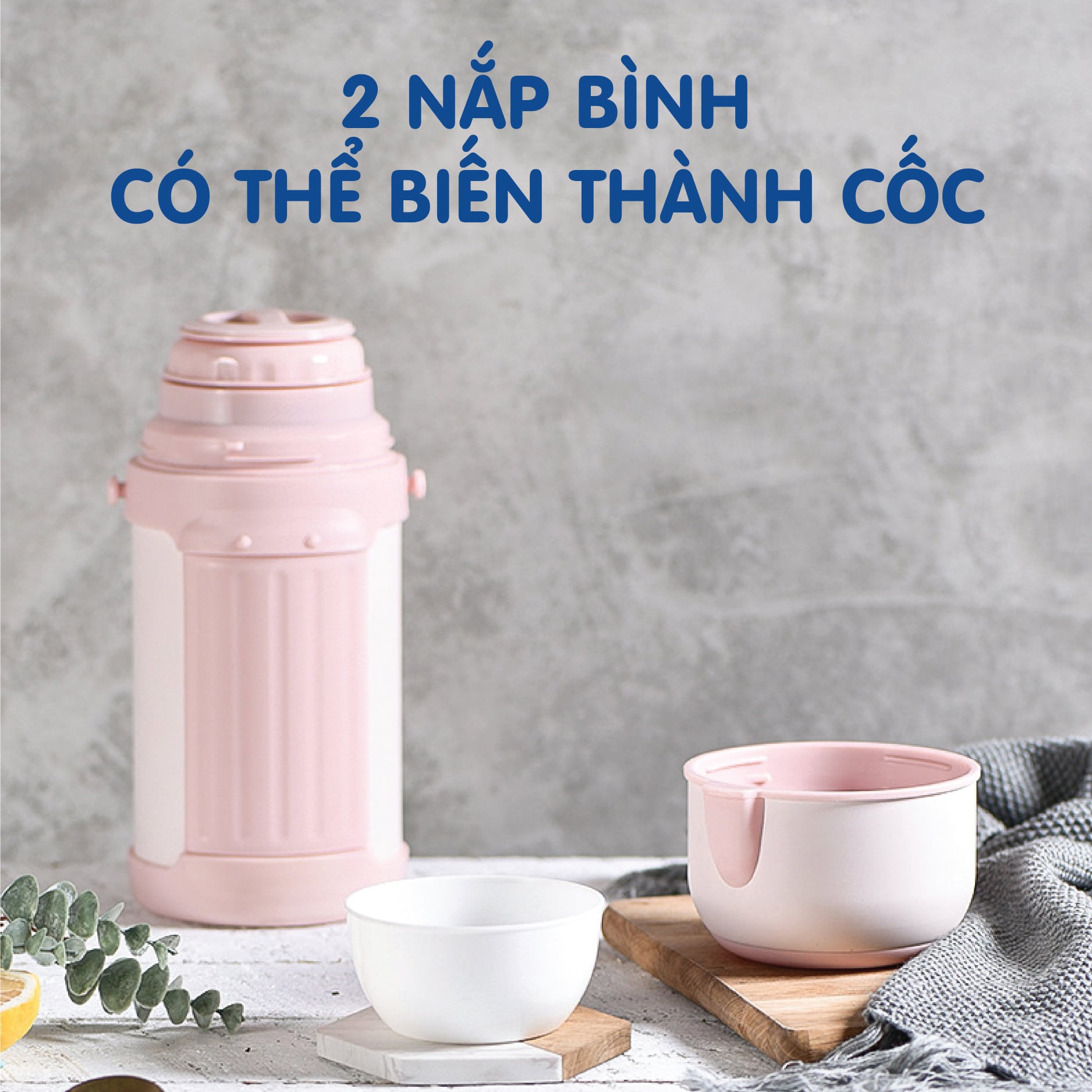 Bình ủ cháo giữ nhiệt Doux