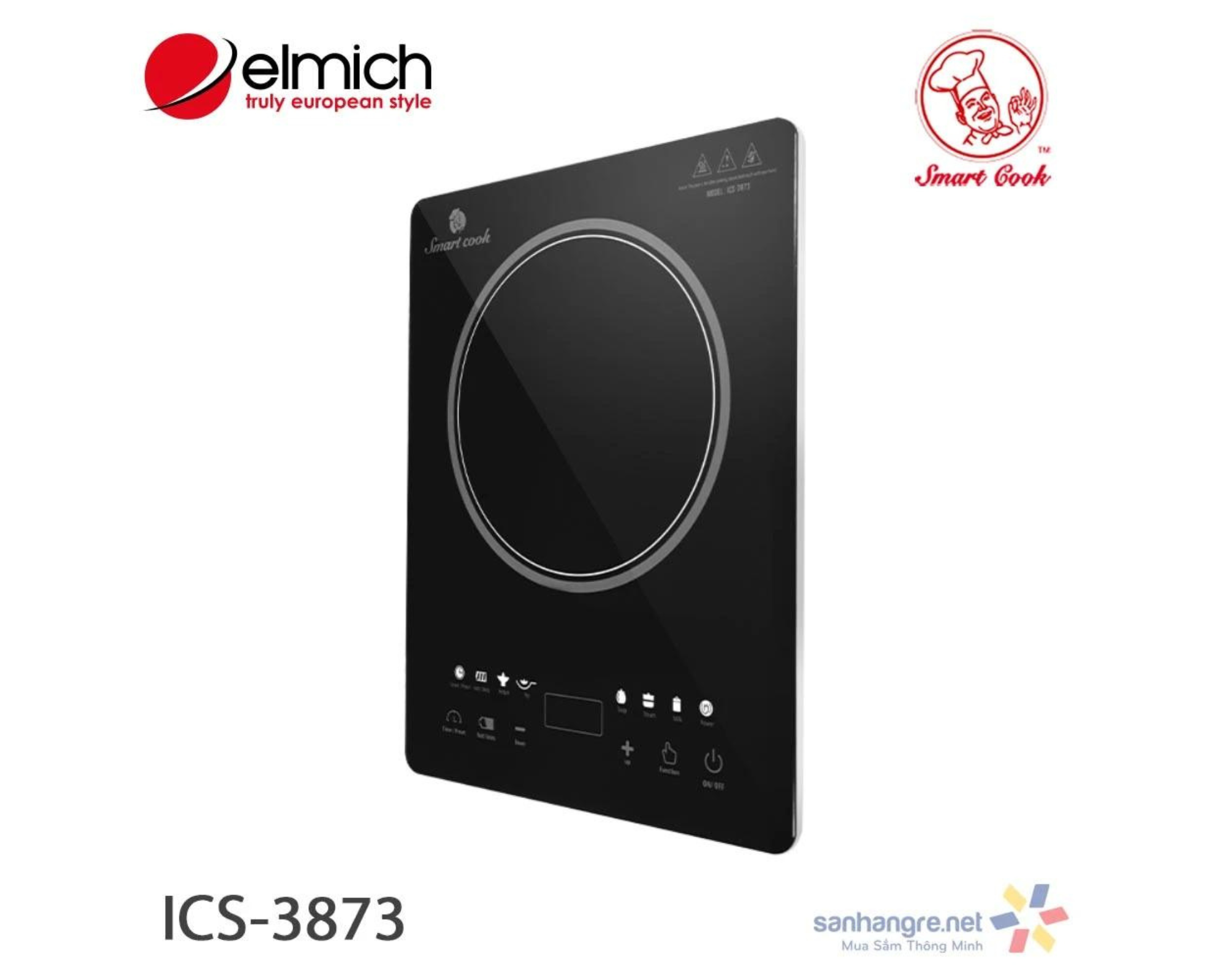 Bếp Điện Từ Cảm Ứng Elmich Smartcook ICS-3873