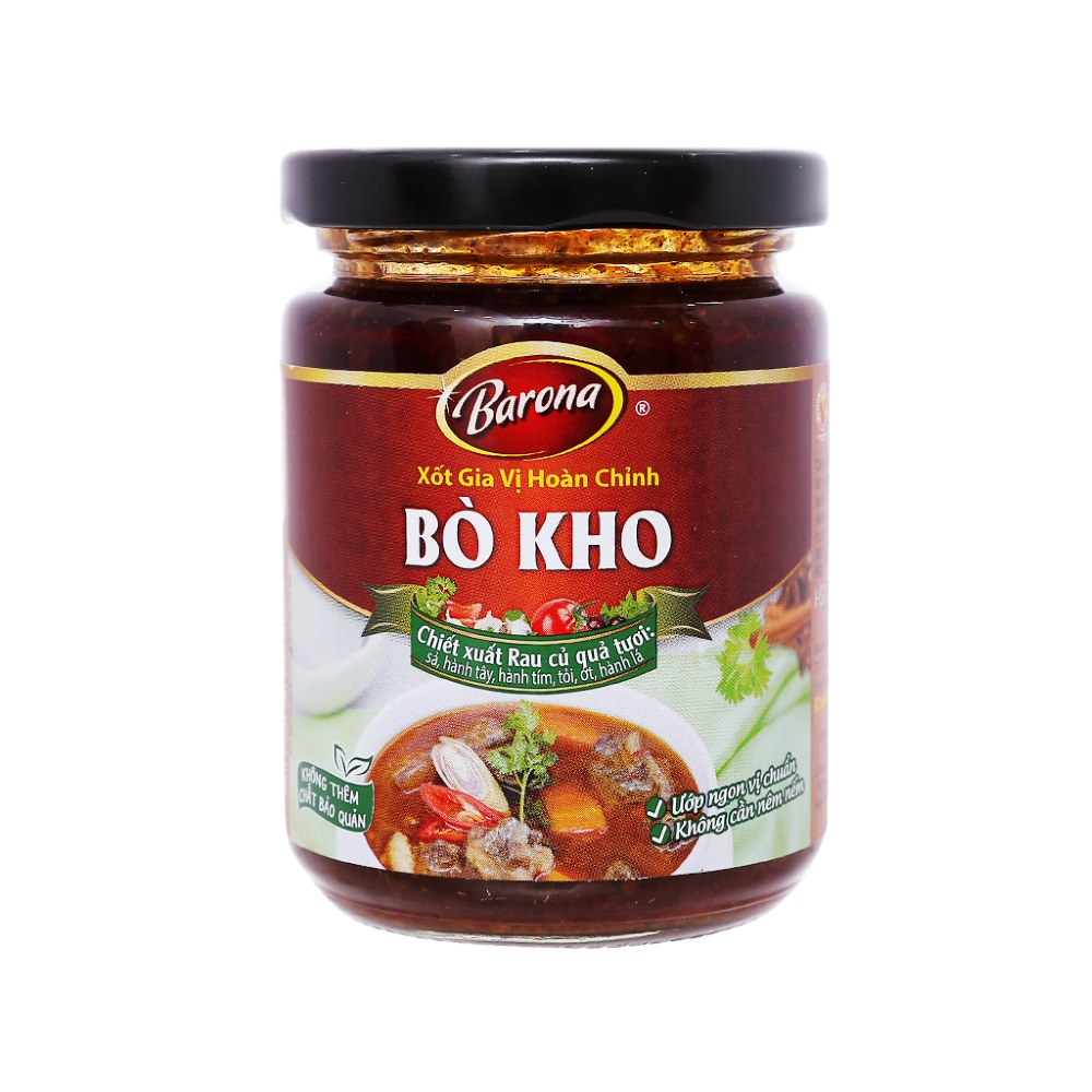 GVHC Barona bò kho 250g (Hũ)