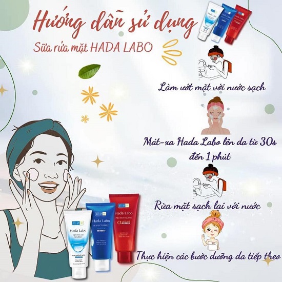 Sữa rửa mặt Hada Labo 80g