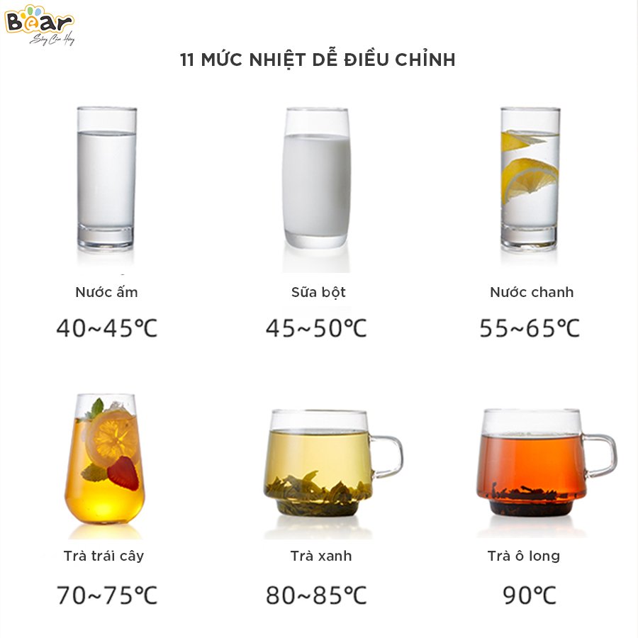 Bình thủy điện Bear 3L