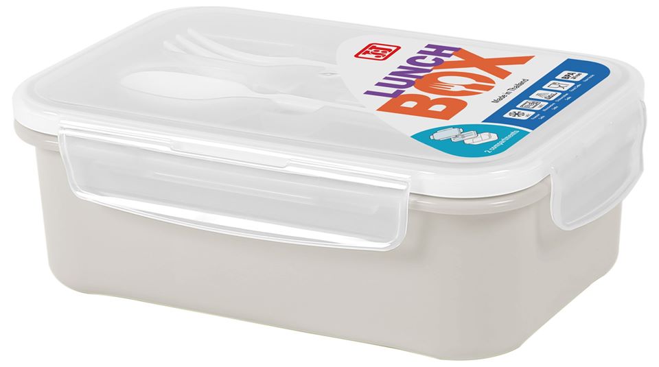 Hộp cơm kèm thìa dĩa 850ml VIETLAND