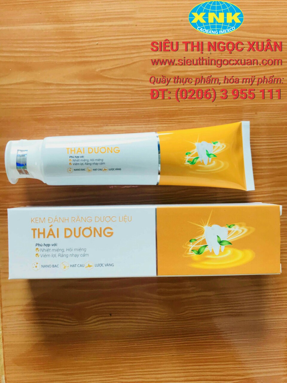 Kem đánh răng dược liệu Thái Dương 100g