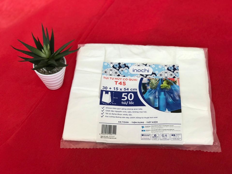 Túi tự hủy có quai T45 Inochi