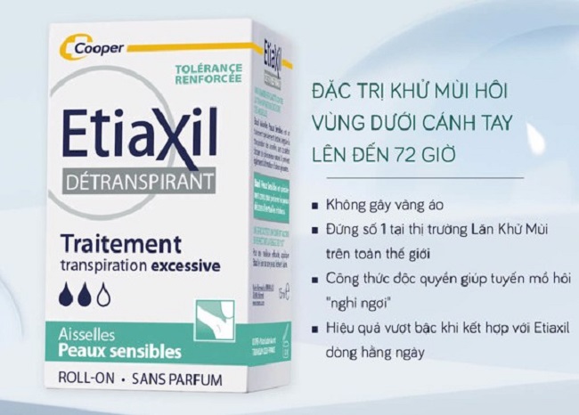 Lăn đặc trị hôi nách Etiaxil 150ml