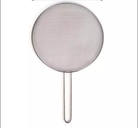 Lưới đậy chảo có cán Inox 25cm
