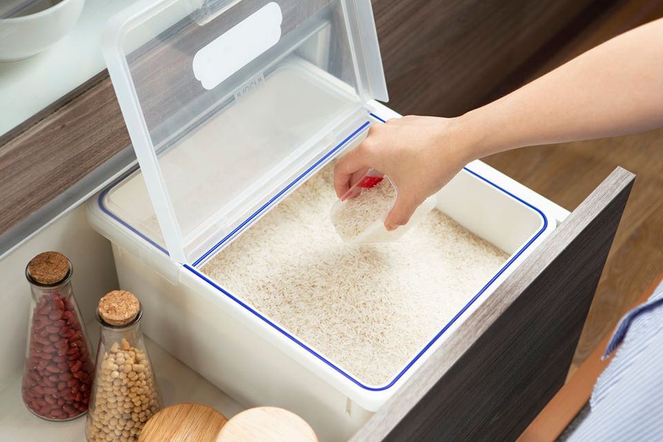 Thùng đựng gạo Sendai 12kg