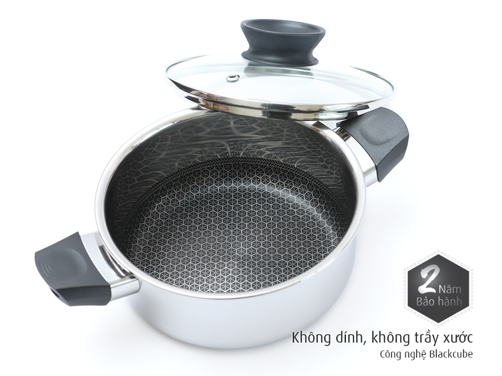 Bộ 3 nồi cán rời blackcube KC-3POT8P