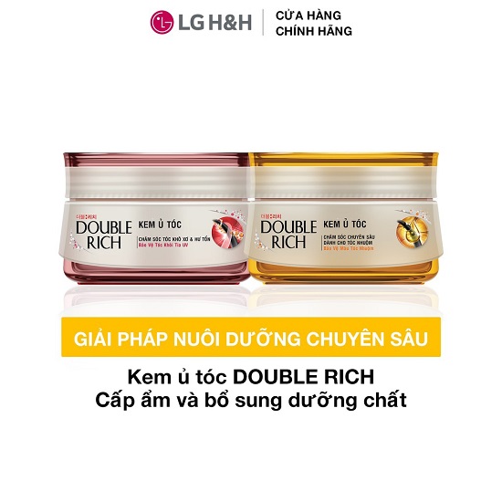 Kem Ủ tóc Double Rich Chăm Sóc Cho Tóc khô sơ hư tổn 150g