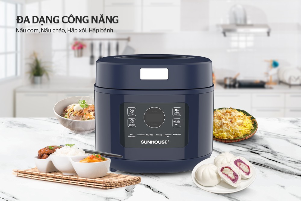 Nồi cơm điện 1L SUNHOUSE SHD8802