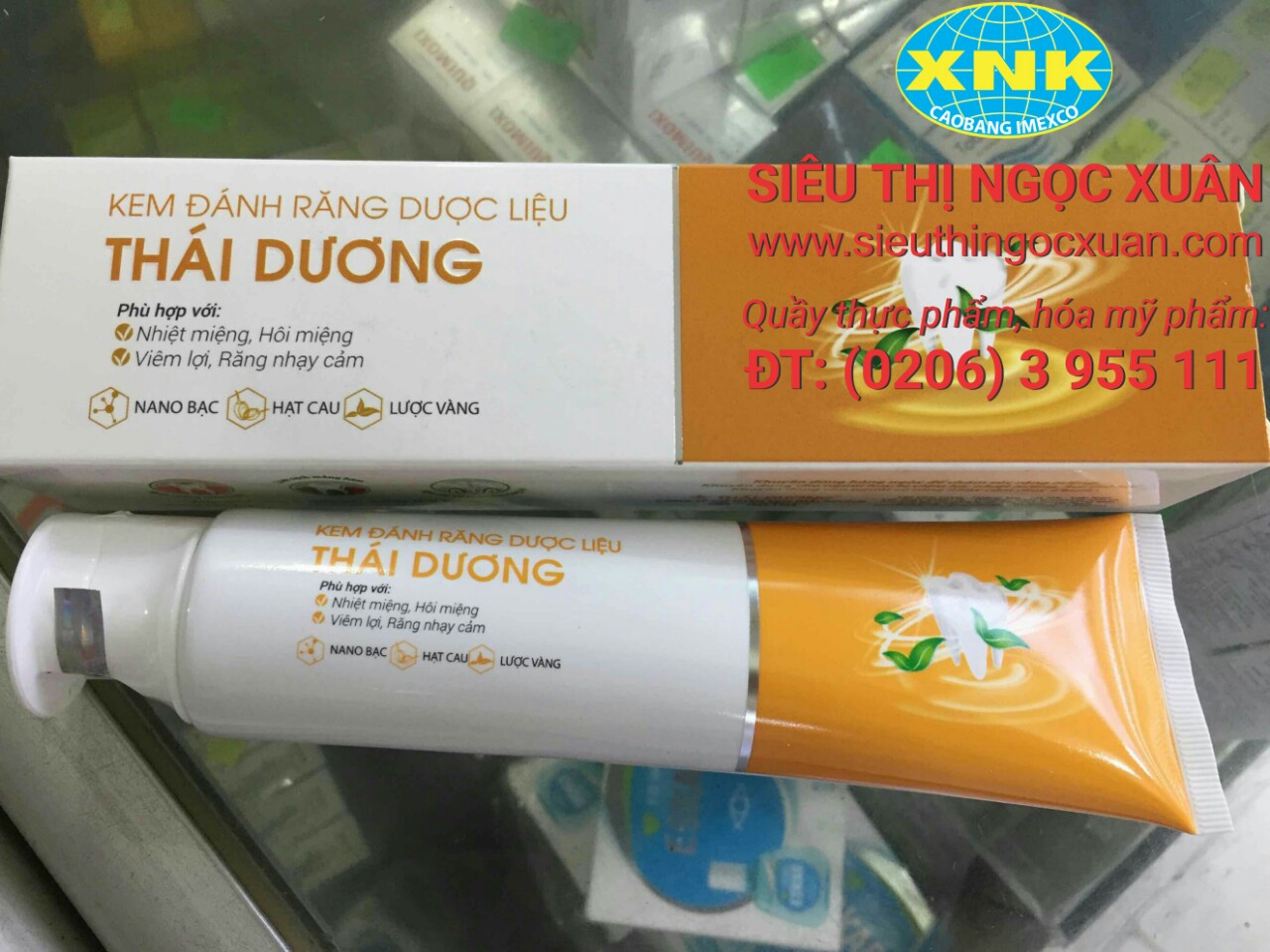 Kem đánh răng dược liệu Thái Dương 20g