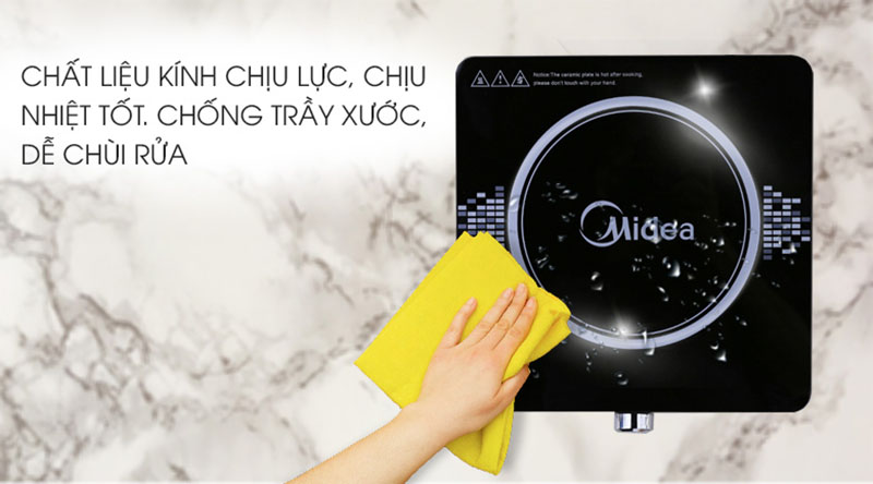 Bếp từ Midea MI-K1917EF Đen