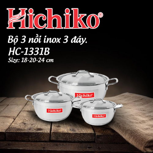 Bộ nồi Hichiko HC-1331B