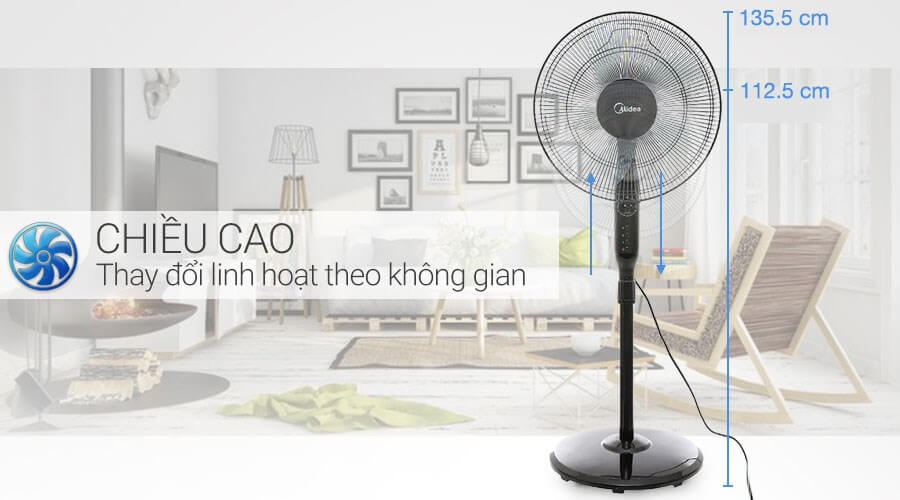 Quạt đứng Midea FS40-15Q