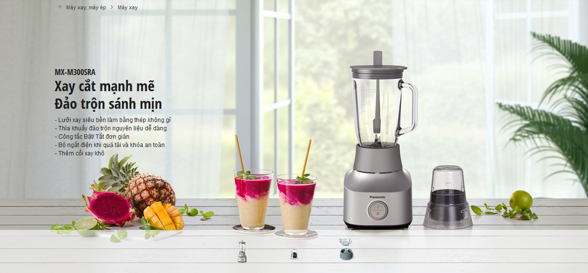 Máy xay sinh tố Panasonic MX-M300SRA - Hàng chính hãng