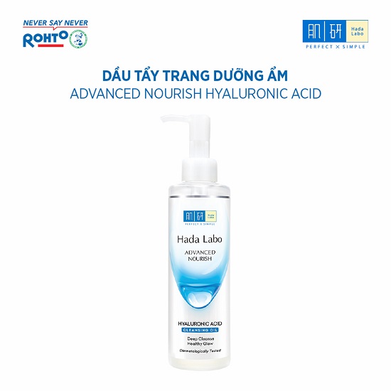 Dầu Tẩy Trang Hadalabo Advanced Nourish Hyaluron Cleansing Oil 200ml