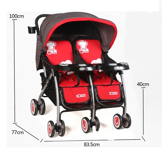 Xe đẩy đôi Baobaohao 703A