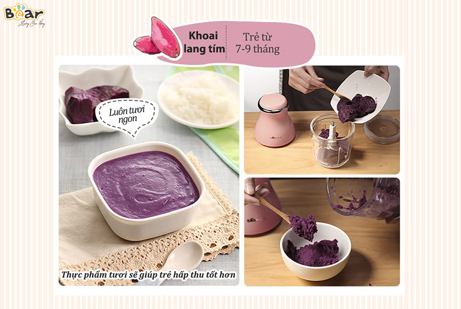 Máy xay thực phẩm đa năng Bear QSJ-B02U2