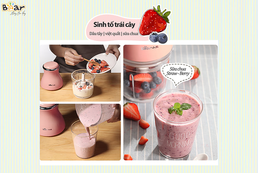 Máy xay thực phẩm đa năng Bear QSJ-B02U2