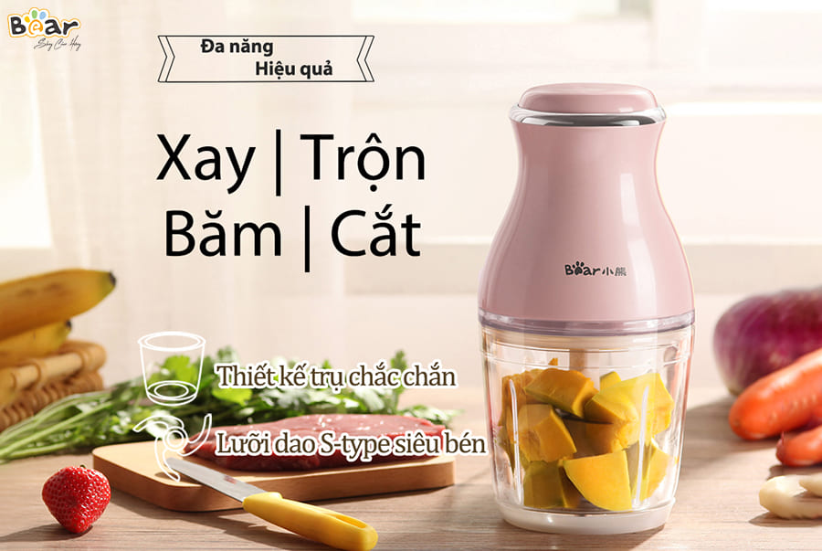 Máy xay thực phẩm đa năng Bear QSJ-B02U2
