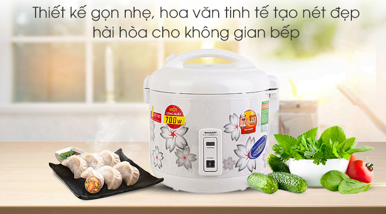 Nồi cơm điện Sharp 1.8L KS-N182ETV